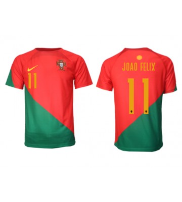 Portugal Joao Felix #11 Hjemmebanetrøje VM 2022 Kort ærmer
